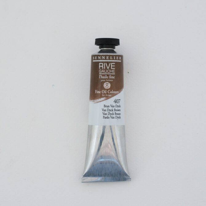 Sennelier Rive Gauche Olieverf tube 40ml - 407 Van Dijckbruin