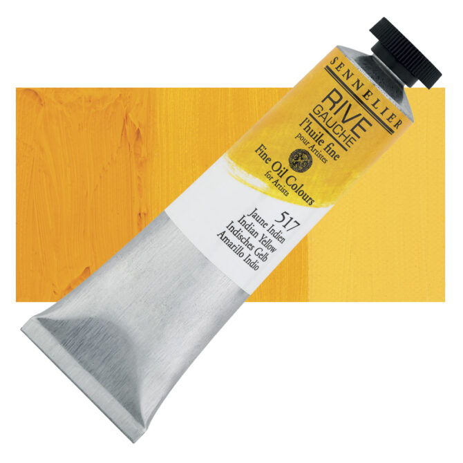 Sennelier Rive Gauche Olieverf tube 40ml - 517 Indisch Geel