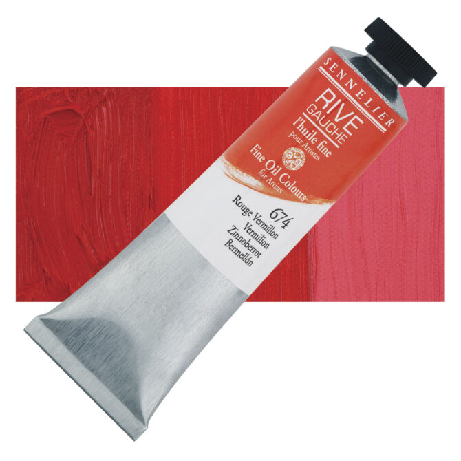 Sennelier Rive Gauche Olieverf tube 40ml - 674 Vermiljoen