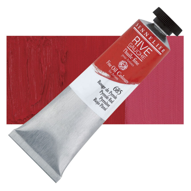 Sennelier Rive Gauche Olieverf tube 40ml - 685 Pyrrole Rood