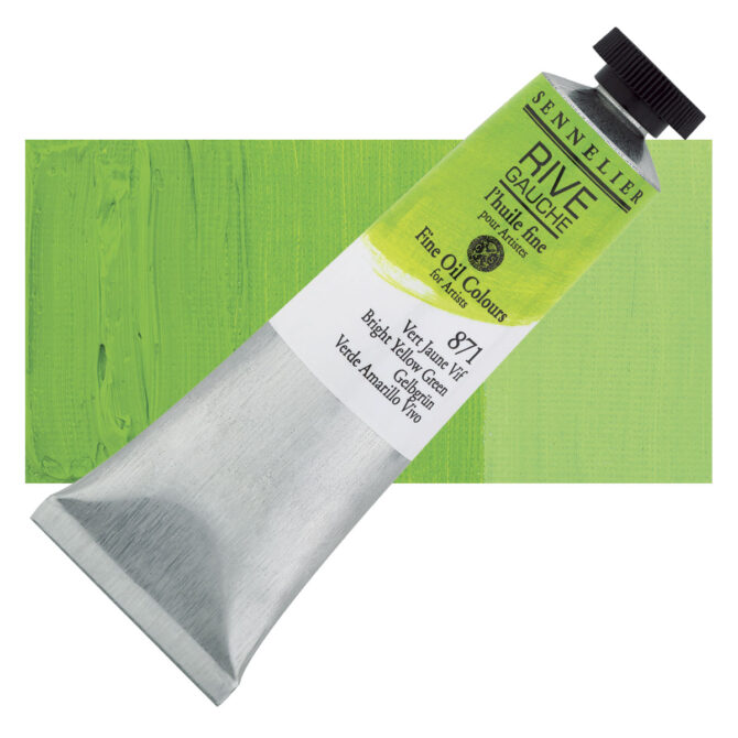 Sennelier Rive Gauche Olieverf tube 40ml - 871 Geelgroen