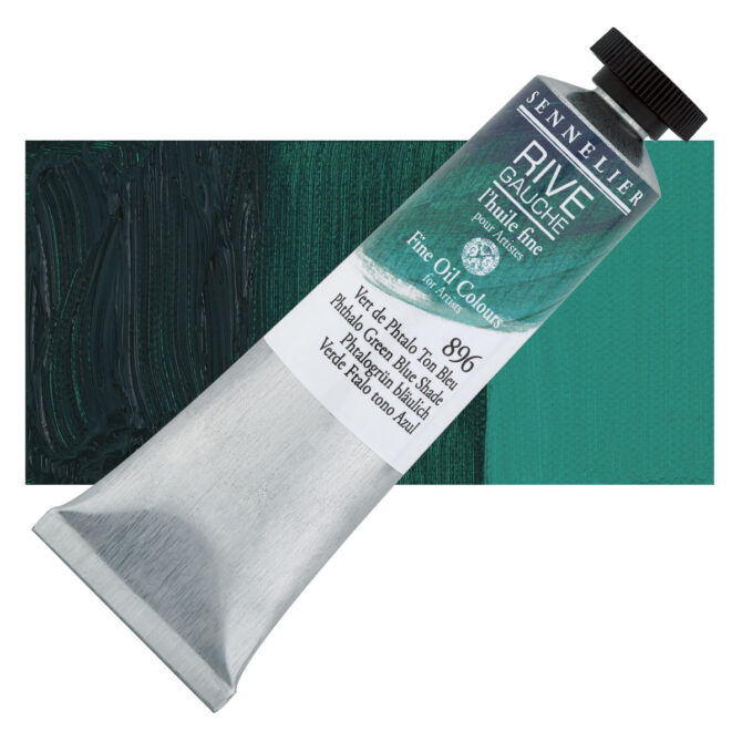 Sennelier Rive Gauche Olieverf tube 40ml - 896 Phtalogroen blauw