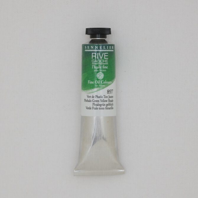 Sennelier Rive Gauche Olieverf tube 40ml - 897 Phtalogroen geel