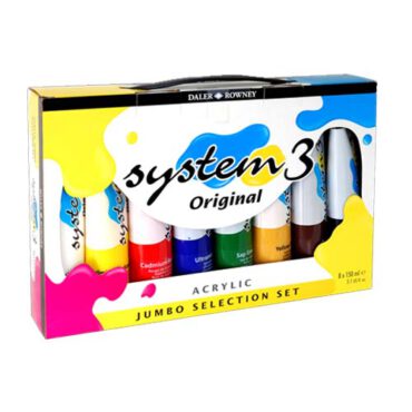 System 3 acrylverf jumbo selection set - 8 x 150ml
