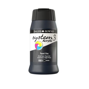 SYSTEM 3 ACRYLVERF Pot 500ml - NO.065 PAYNE'S GREY