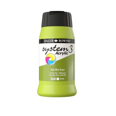 SYSTEM 3 ACRYLVERF Pot 500ml - NO.368 PALE OLIVE GREEN