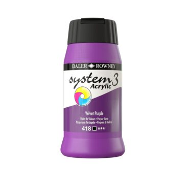 SYSTEM 3 ACRYLVERF Pot 500ml - NO.418 VELVET PURPLE