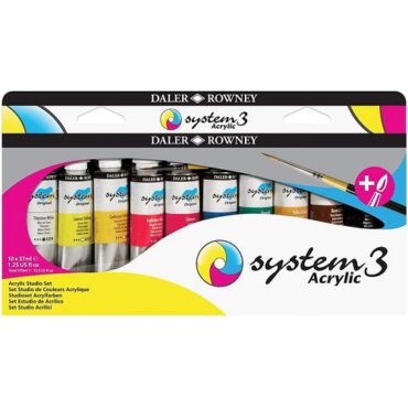 System 3 acrylverf studio set - 10 x 37ml