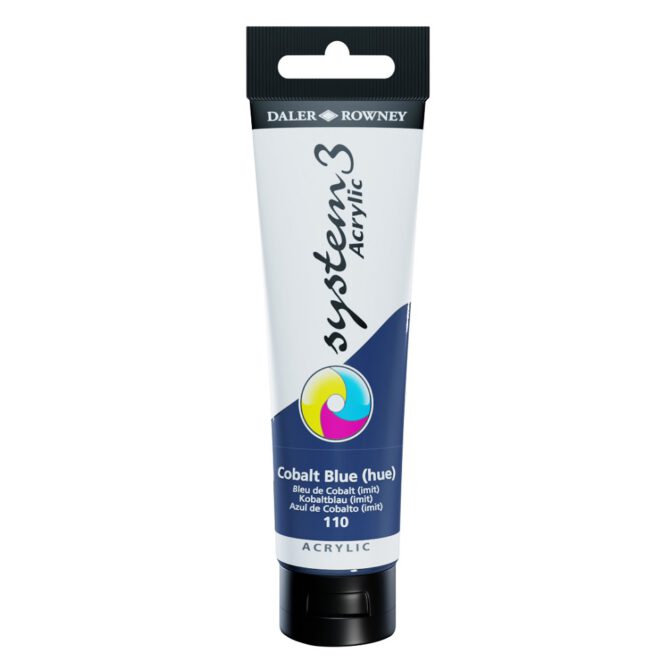 SYSTEM 3 ACRYLVERF Tube 150ml - NO.110 COBALT BLUE (HUE)