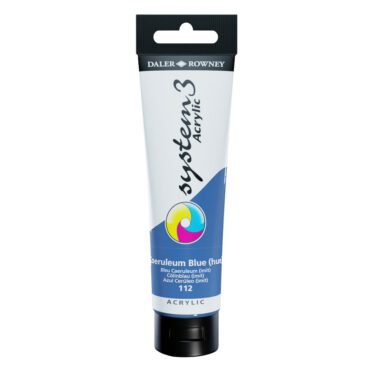 SYSTEM 3 ACRYLVERF Tube 150ml - NO.112 COERULEUM BLUE (HUE)