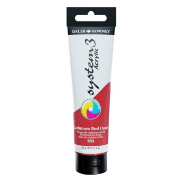 SYSTEM 3 ACRYLVERF Tube 150ml - NO.503 CADMIUM RED (HUE)