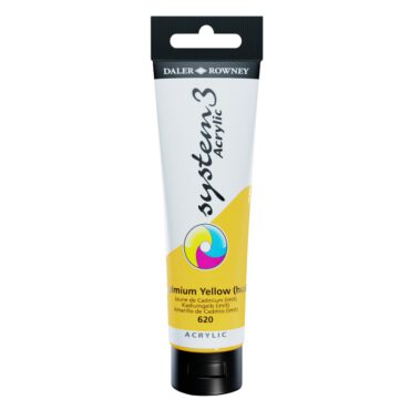 SYSTEM 3 ACRYLVERF Tube 150ml - NO.620 CADMIUM YELLOW (HUE)