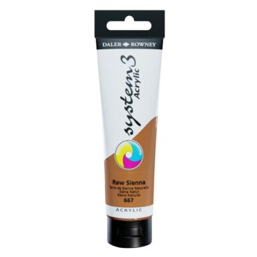 SYSTEM 3 ACRYLVERF Tube 150ml - NO.667 RAW SIENNA