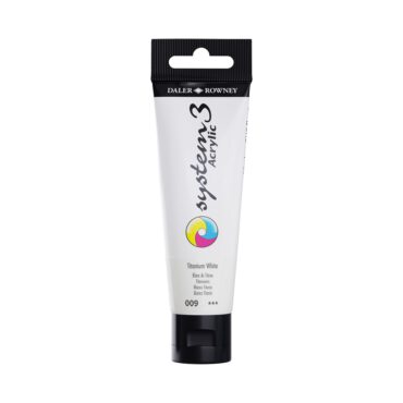 SYSTEM 3 ACRYLVERF Tube 59ml - NO.009 TITANIUM WHITE