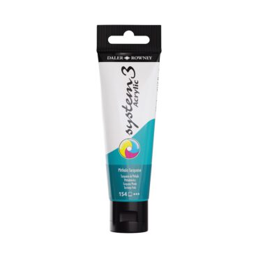 SYSTEM 3 ACRYLVERF Tube 59ml - NO.154 PHTHALO TURQUOISE