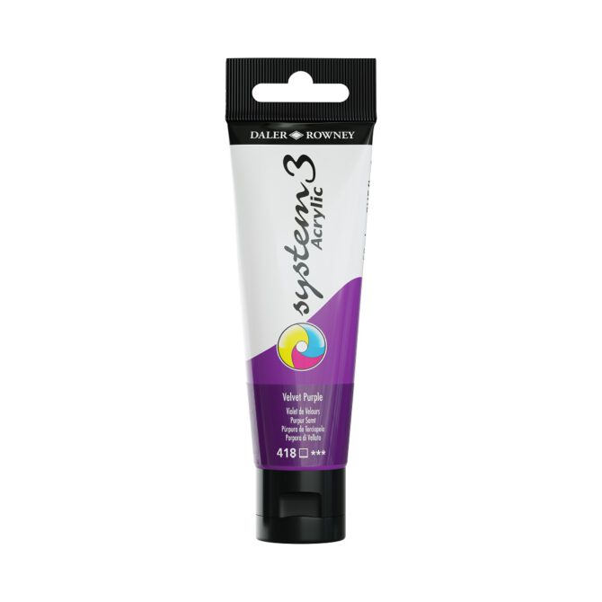 SYSTEM 3 ACRYLVERF Tube 59ml - NO.418 VELVET PURPLE