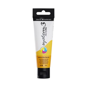 SYSTEM 3 ACRYLVERF Tube 59ml - NO.618 CADMIUM YELLOW DEEP (HUE)