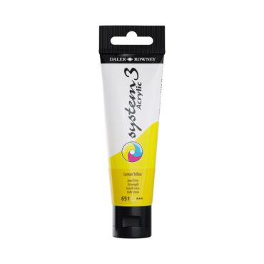 SYSTEM 3 ACRYLVERF Tube 59ml - NO.651 LEMON YELLOW