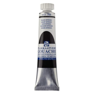 Talens Gouache Extra Fijn 20ml - 703 Zwart Intenso