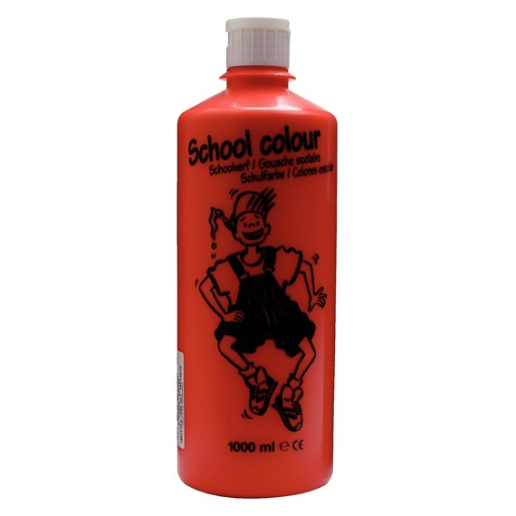 Talens Schoolverf 1000ml - 301 Lichtrood