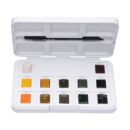 Van Gogh Aquarel Pocket Box - SET 12x 1/2 napjes NATUURTINTEN