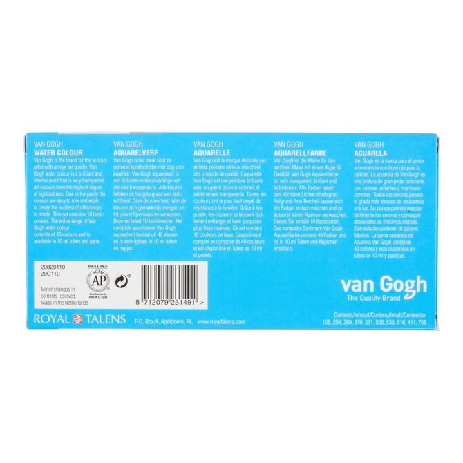 Van Gogh Aquarel - SET 10x Tube 10ml