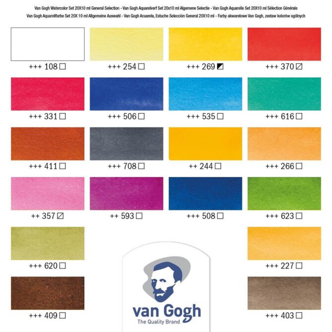 Van Gogh Aquarel - SET 20x Tube 10ml