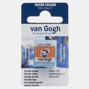 Van Gogh Aquarelverf 1/2 napje - 278 Pyrrole Oranje