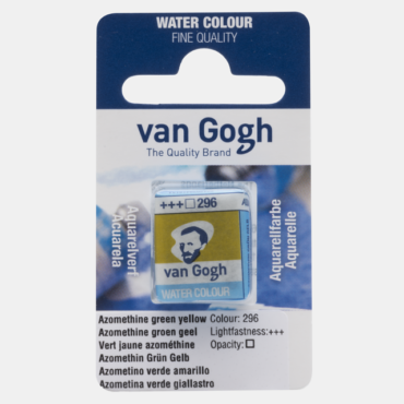 Van Gogh Aquarelverf 1/2 napje - 296 Azomethine Groen Geelachtig