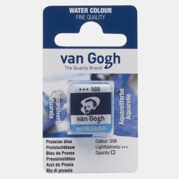 Van Gogh Aquarelverf 1/2 napje - 508 Pruissischblauw