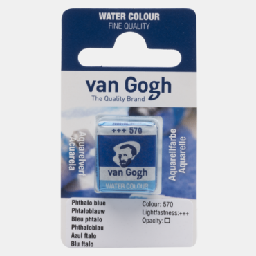 Van Gogh Aquarelverf 1/2 napje - 570 Phtaloblauw