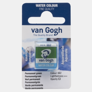 Van Gogh Aquarelverf 1/2 napje - 662 Permanentgroen