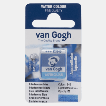 Van Gogh Aquarelverf 1/2 napje - 846 Interference Blauw