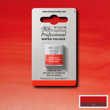 W&N Artists Aquarel 1/2 napje - 094 Cadmium Red (s4)