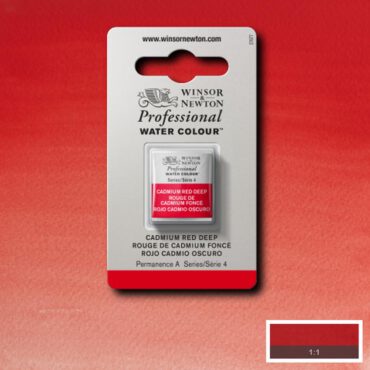 W&N Artists Aquarel 1/2 napje - 097 Cadmium Red Deep (s4)