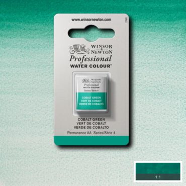 W&N Artists Aquarel 1/2 napje - 184 Cobalt Green (s4)