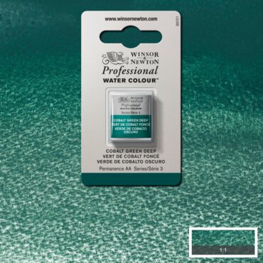 W&N Artists Aquarel 1/2 napje - 185 Cobalt Green Deep (s3)