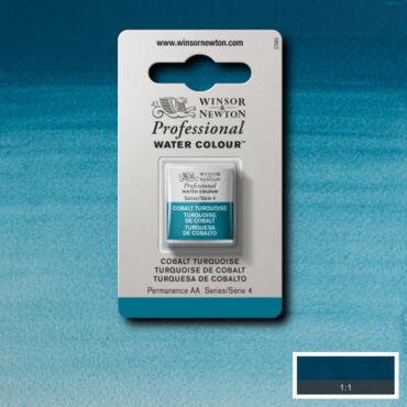 W&N Artists Aquarel 1/2 napje - 190 Cobalt Turquoise (s4)