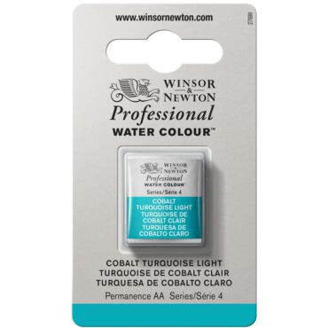 W&N Artists Aquarel 1/2 napje - 191 Cobalt Turquoise Light (s4)