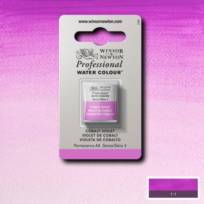 W&N Artists Aquarel 1/2 napje - 192 Cobalt Violet (s4)