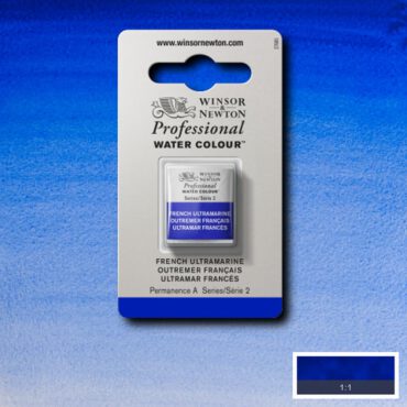 W&N Artists Aquarel 1/2 napje - 263 French Ultramarine (s2)