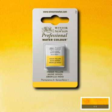 W&N Artists Aquarel 1/2 napje - 319 Indian Yellow (s1)