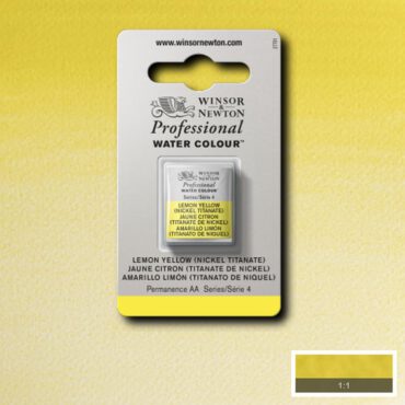 W&N Artists Aquarel 1/2 napje - 347 Lemon Yellow (s4)