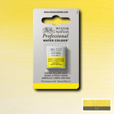 W&N Artists Aquarel 1/2 napje - 348 Lemon Yellow Deep (s2)