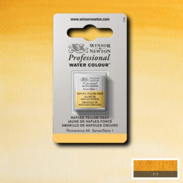 W&N Artists Aquarel 1/2 napje - 425 Naples Yellow Deep (s1)