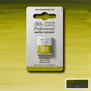 W&N Artists Aquarel 1/2 napje - 447 Olive Green (s1)