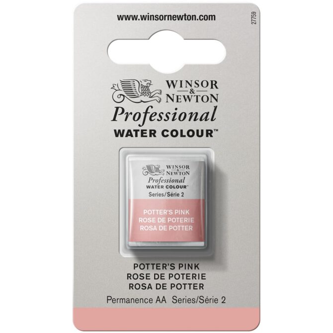 W&N Artists Aquarel 1/2 napje - 537 Potter's Pink (s2)