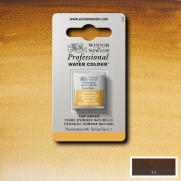 W&N Artists Aquarel 1/2 napje - 554 Raw Umber (s1)