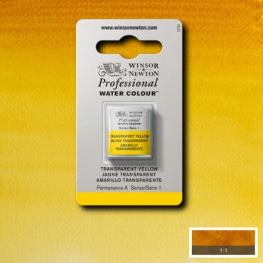 W&N Artists Aquarel 1/2 napje - 653 Transparant Yellow (s1)