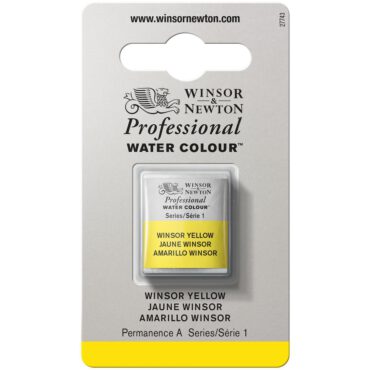 W&N Artists Aquarel 1/2 napje - 730 Winsor Yellow (s1)